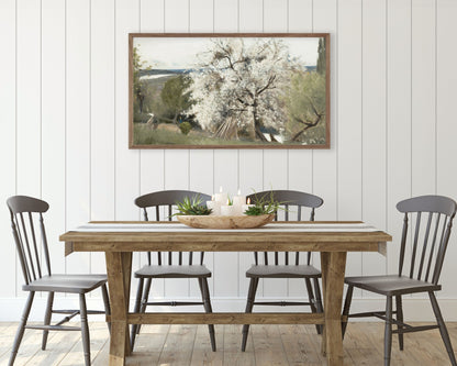 Vintage Spring Blossom Tree Frame TV Art