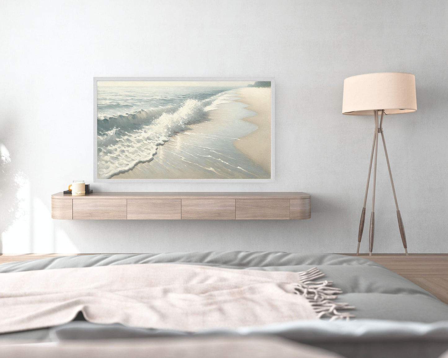 Beach Minimalist Frame TV Art