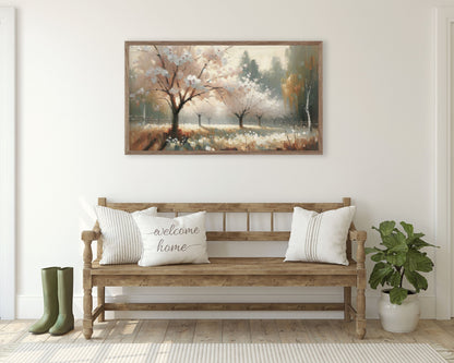 Spring Cherry Blossom Tree Frame TV Art