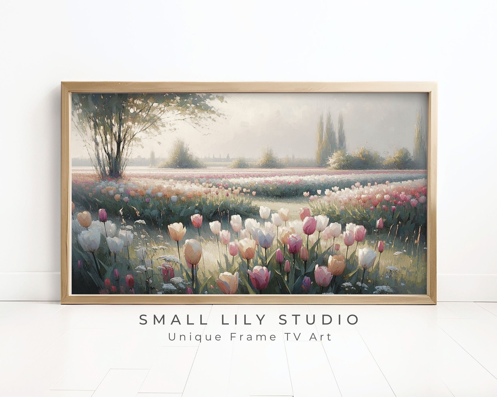 Tulip Spring Flowers Frame TV Art