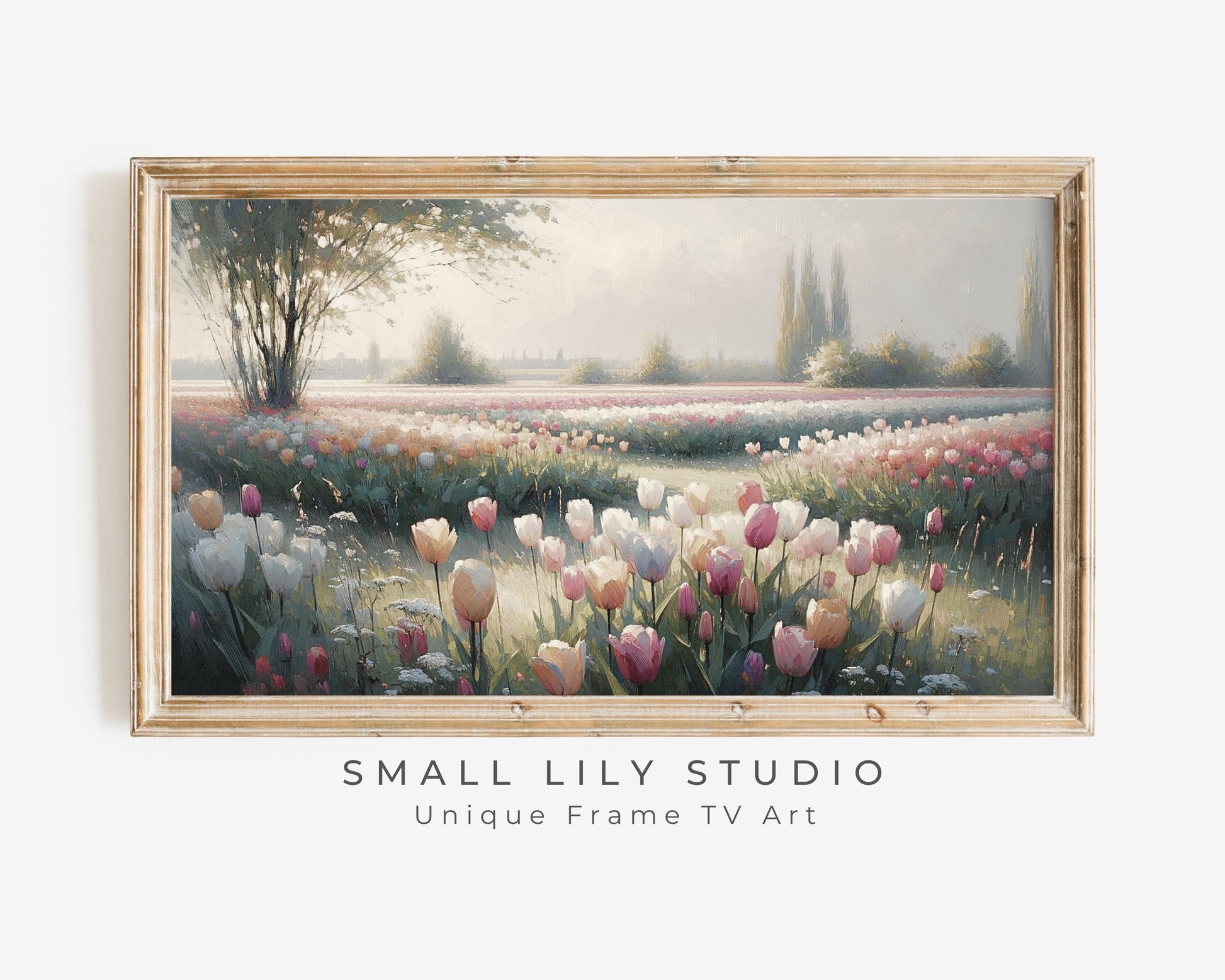 Tulip Spring Flowers Frame TV Art