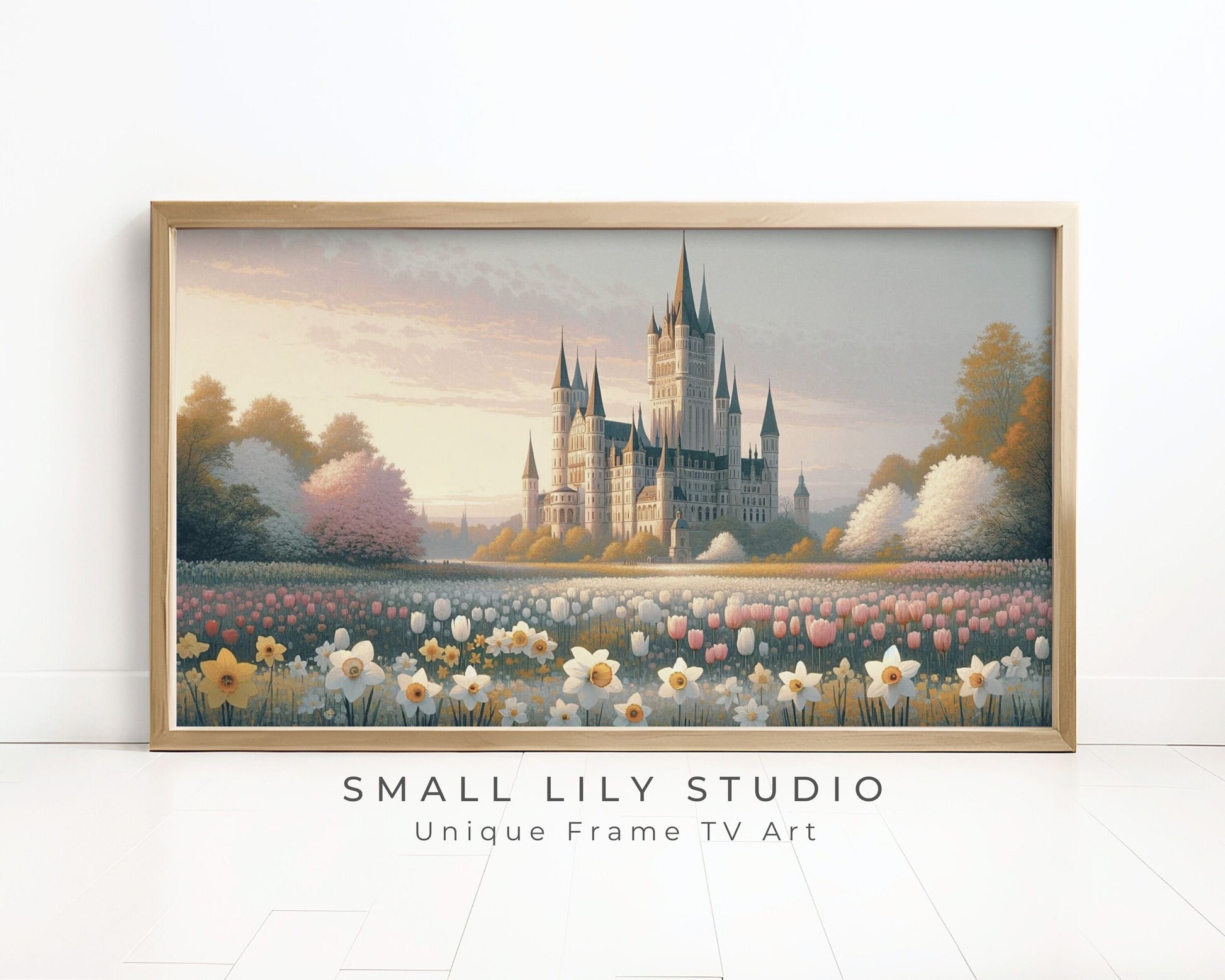 Fairytale Castle Frame TV Art