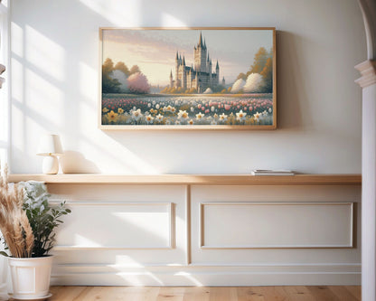 Fairytale Castle Frame TV Art