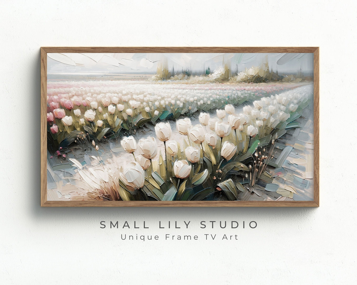 Spring Tulip Landscape Frame TV Art Bundle