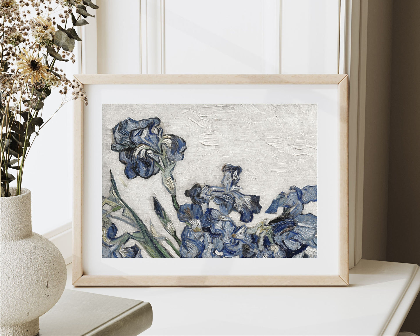 Vintage Irises Printable Wall Art