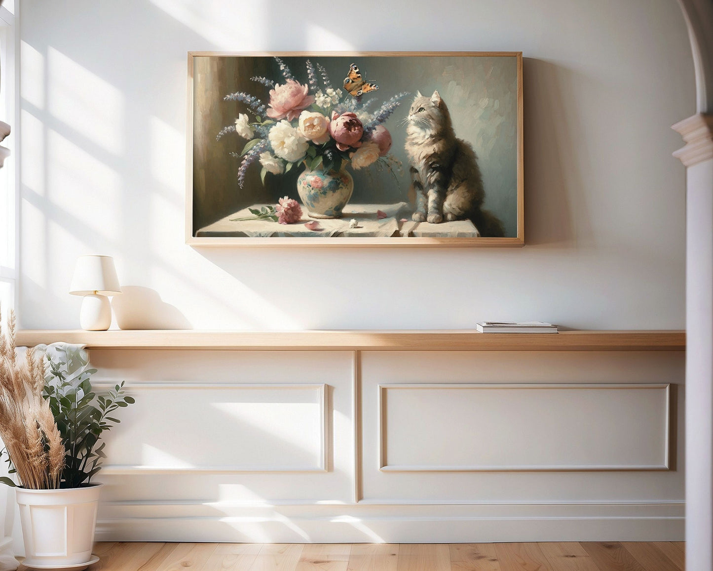 Spring Floral Still Life Frame TV Art