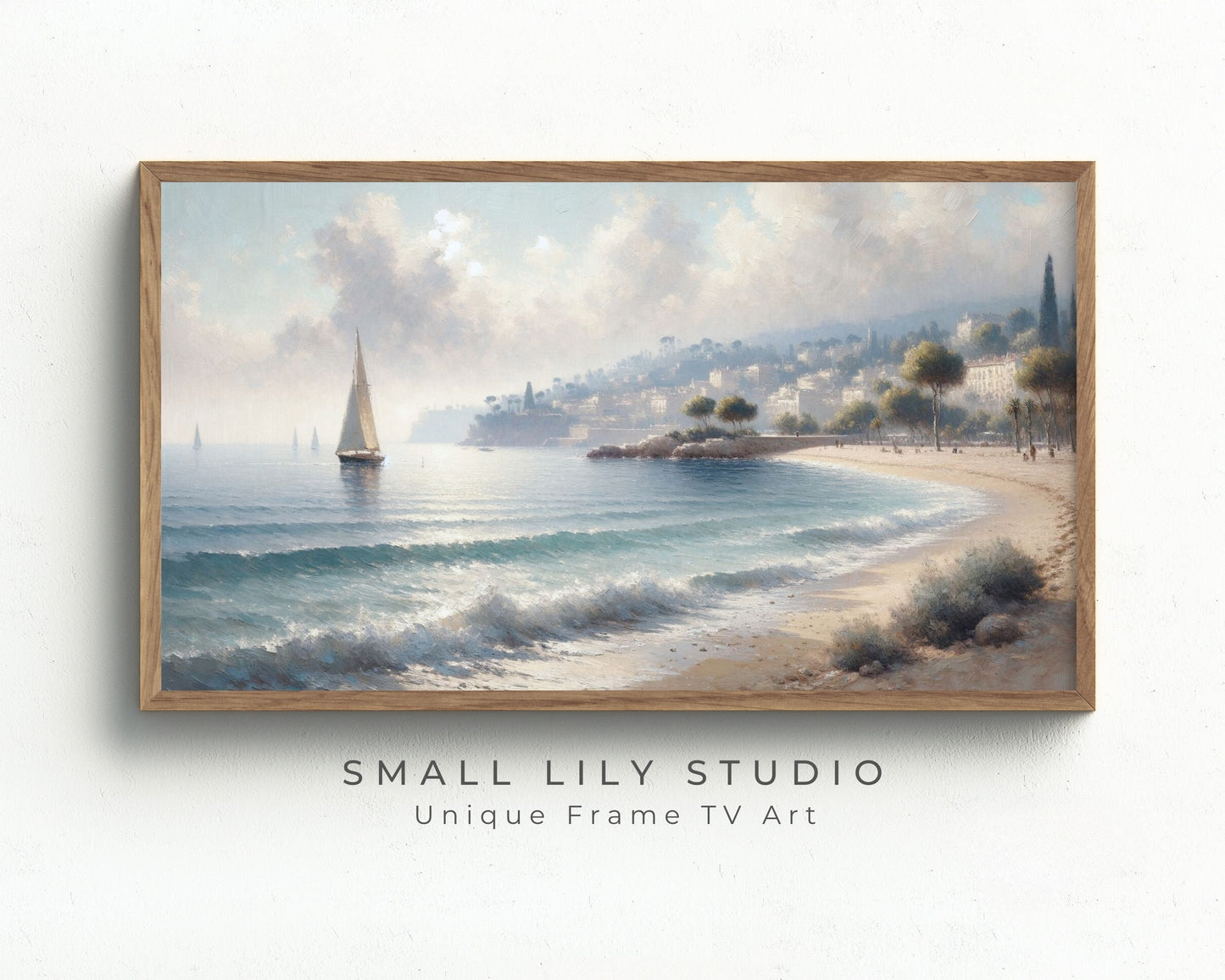 Coastal Painting Frame TV Art