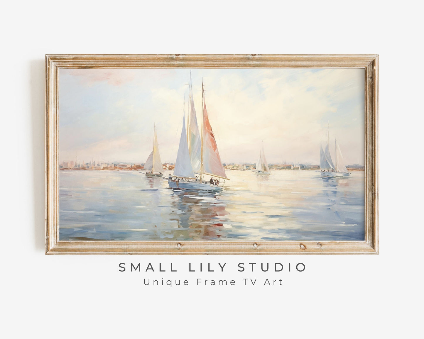 Summer Sailboats Frame TV Art