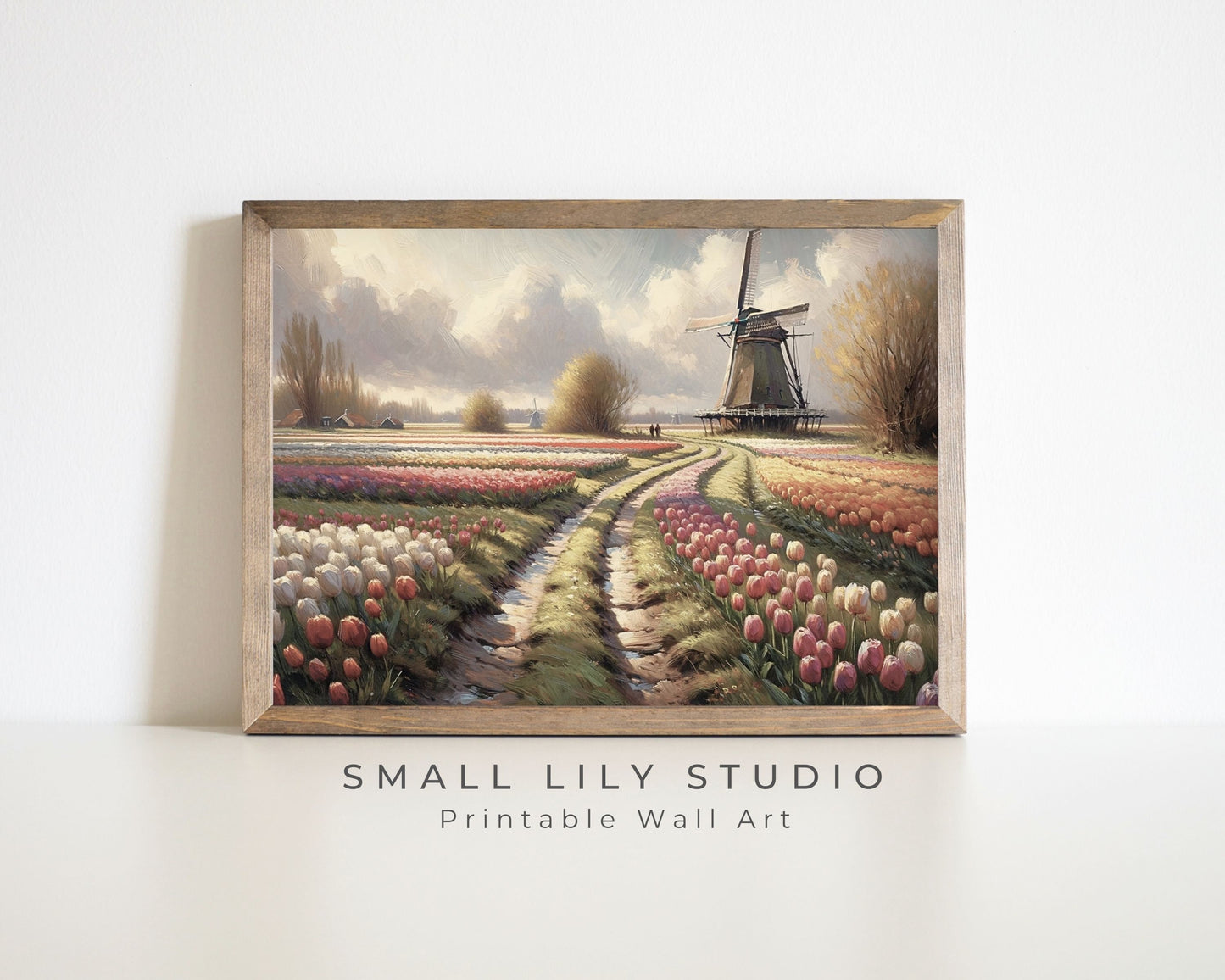 Tulips in Holland Printable Wall Art