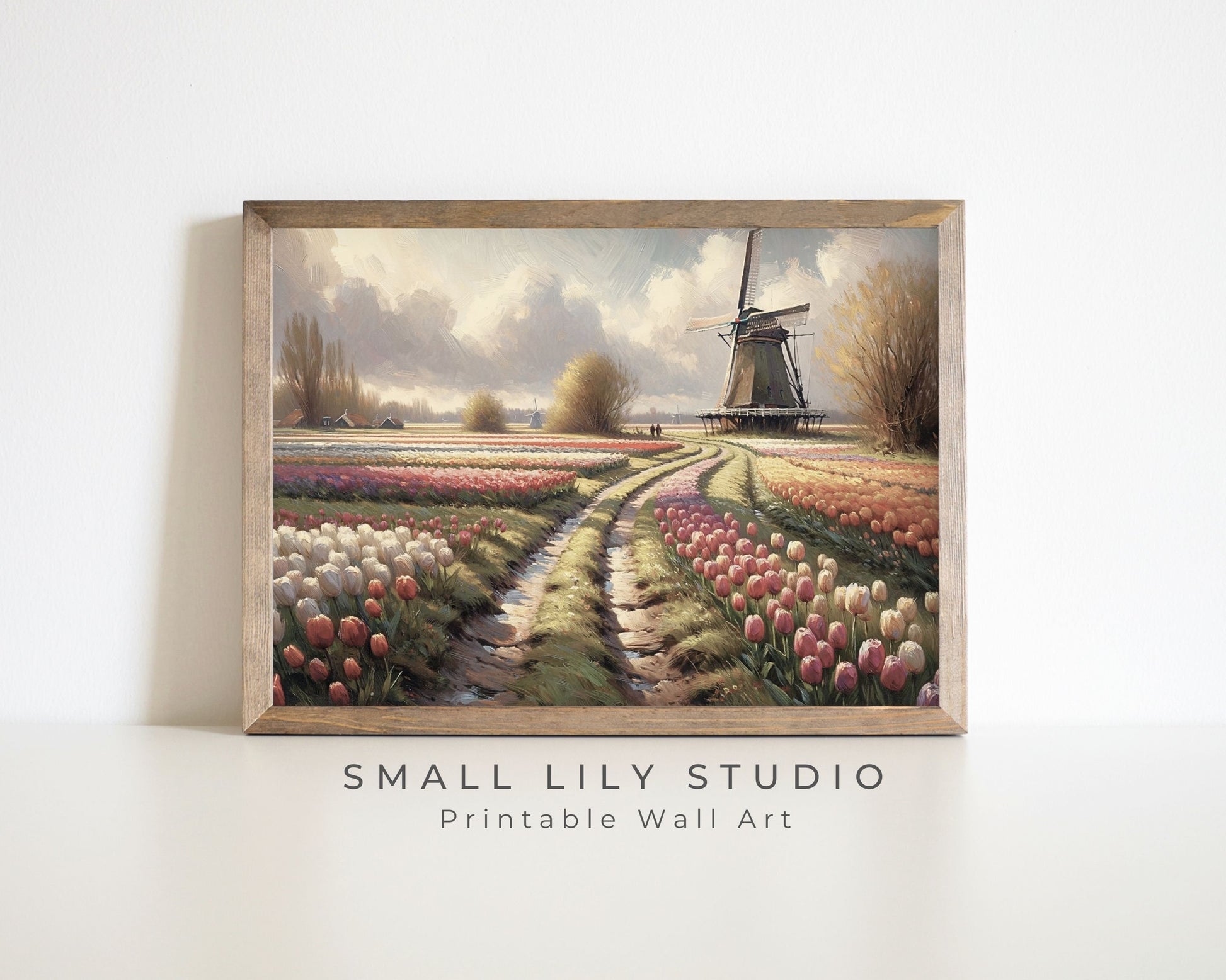 Tulips in Holland Printable Wall Art