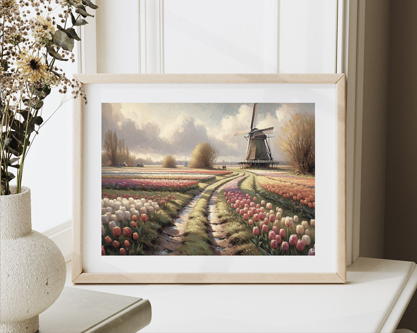 Tulips in Holland Printable Wall Art