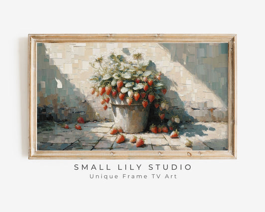 Summer Strawberries Frame TV Art