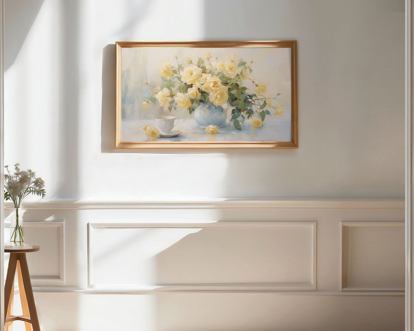 Yellow Roses Frame TV Art