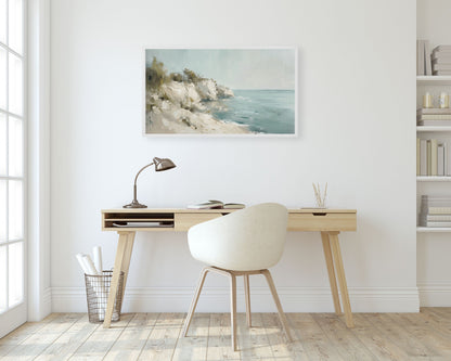 Summer Coastline Frame TV Art