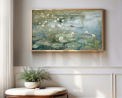 Lily Pond Frame TV Art