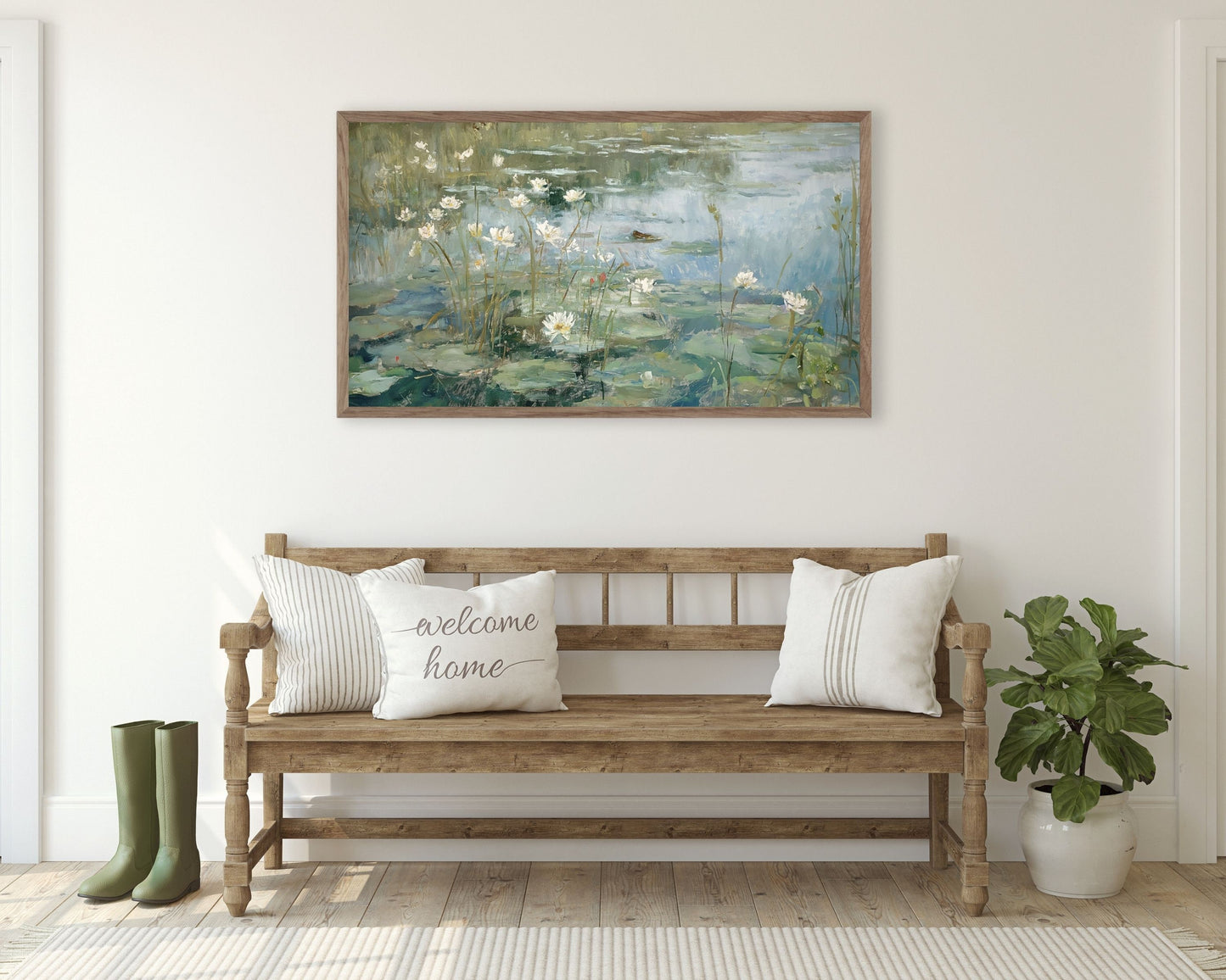 Lily Pond Frame TV Art