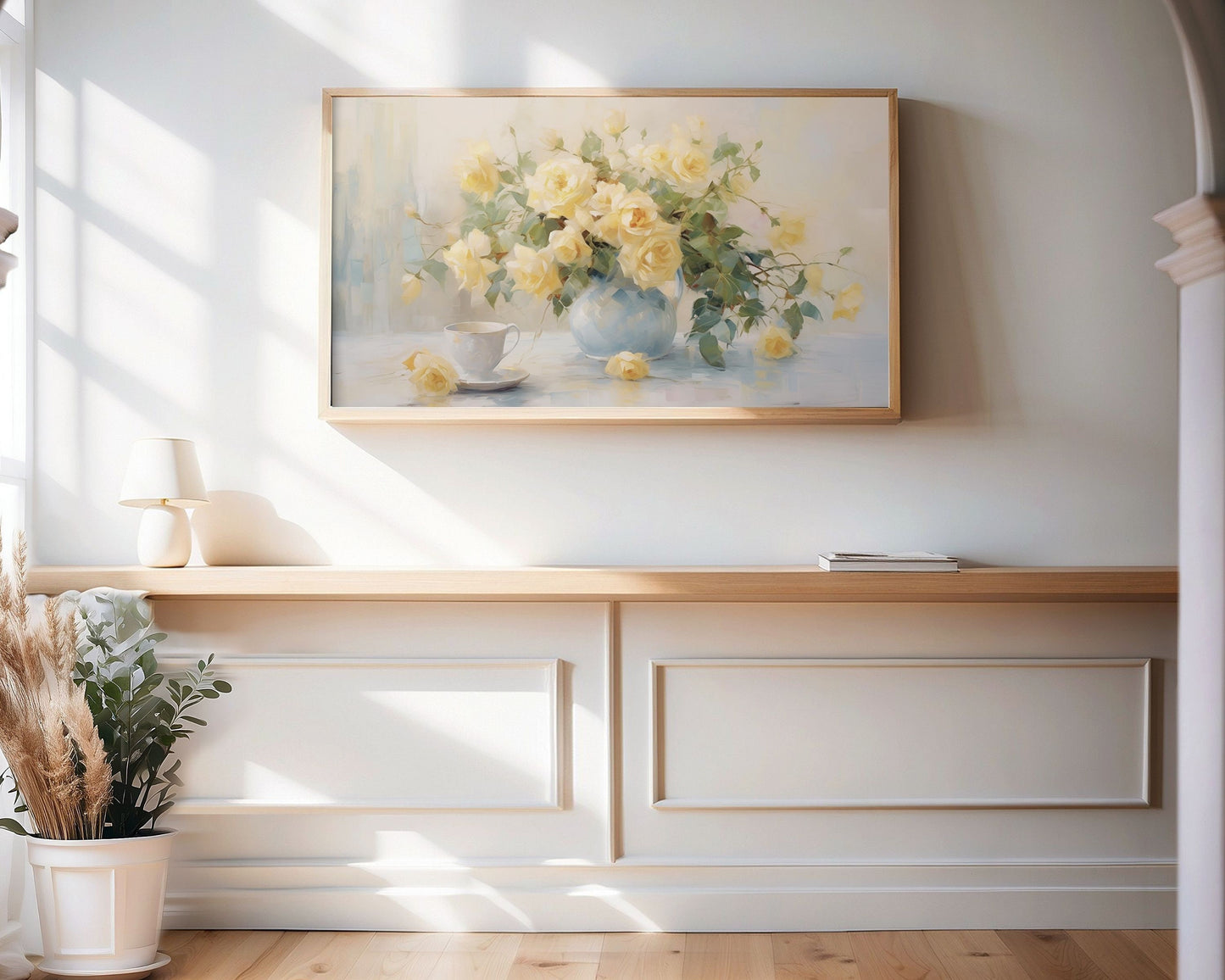 Yellow Roses Frame TV Art