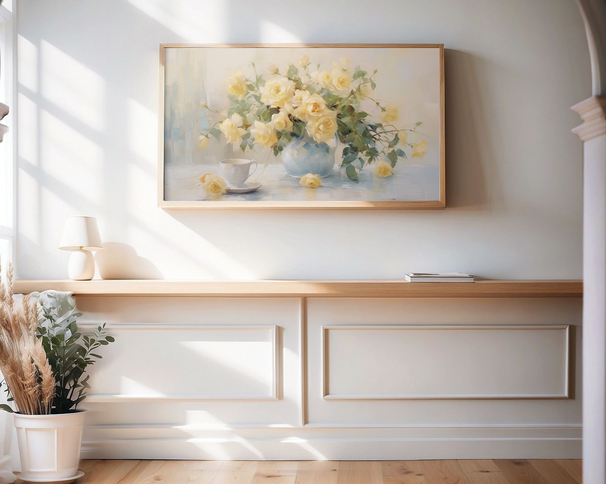 Yellow Roses Frame TV Art