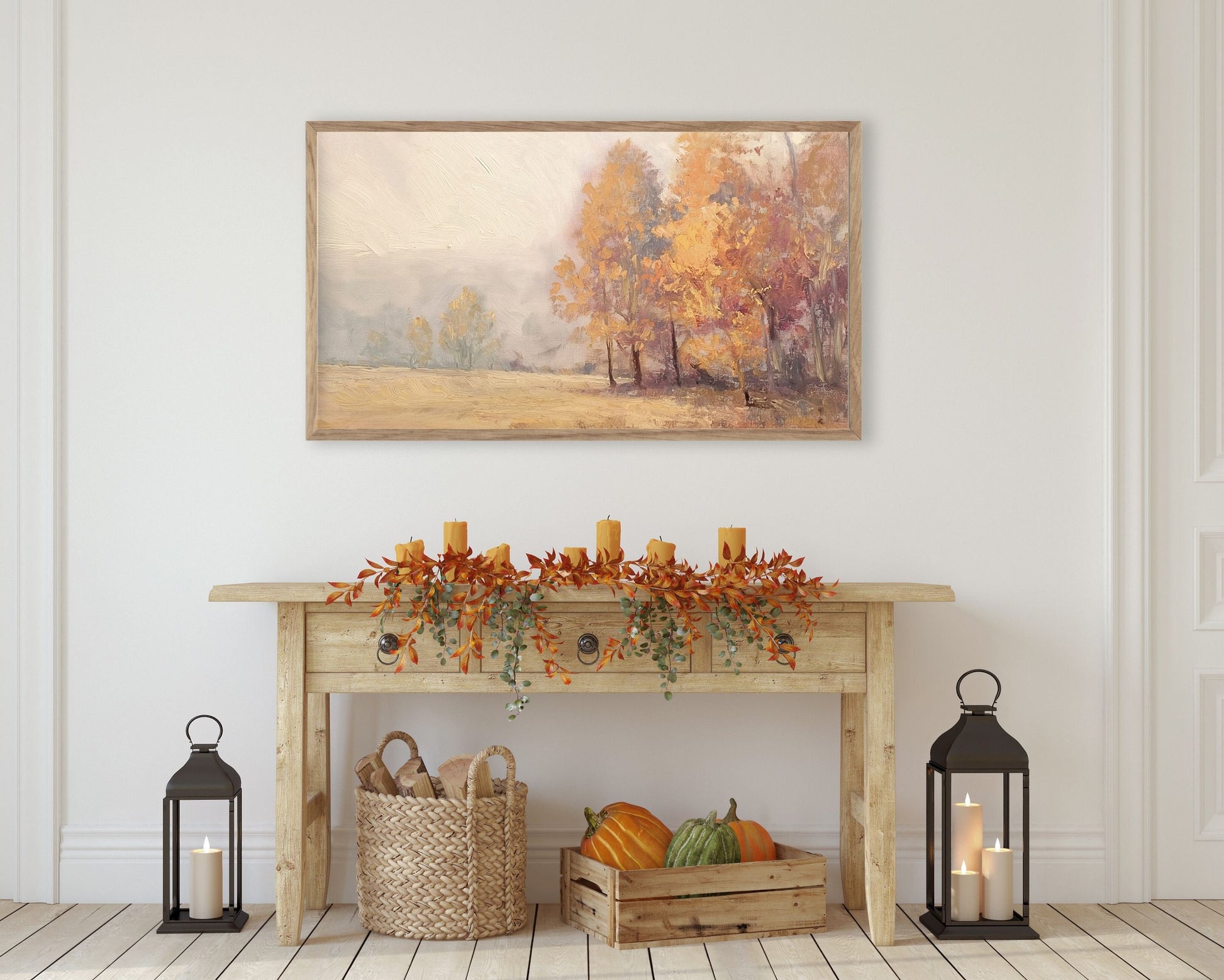 Fall Autumn Trees Frame TV Art