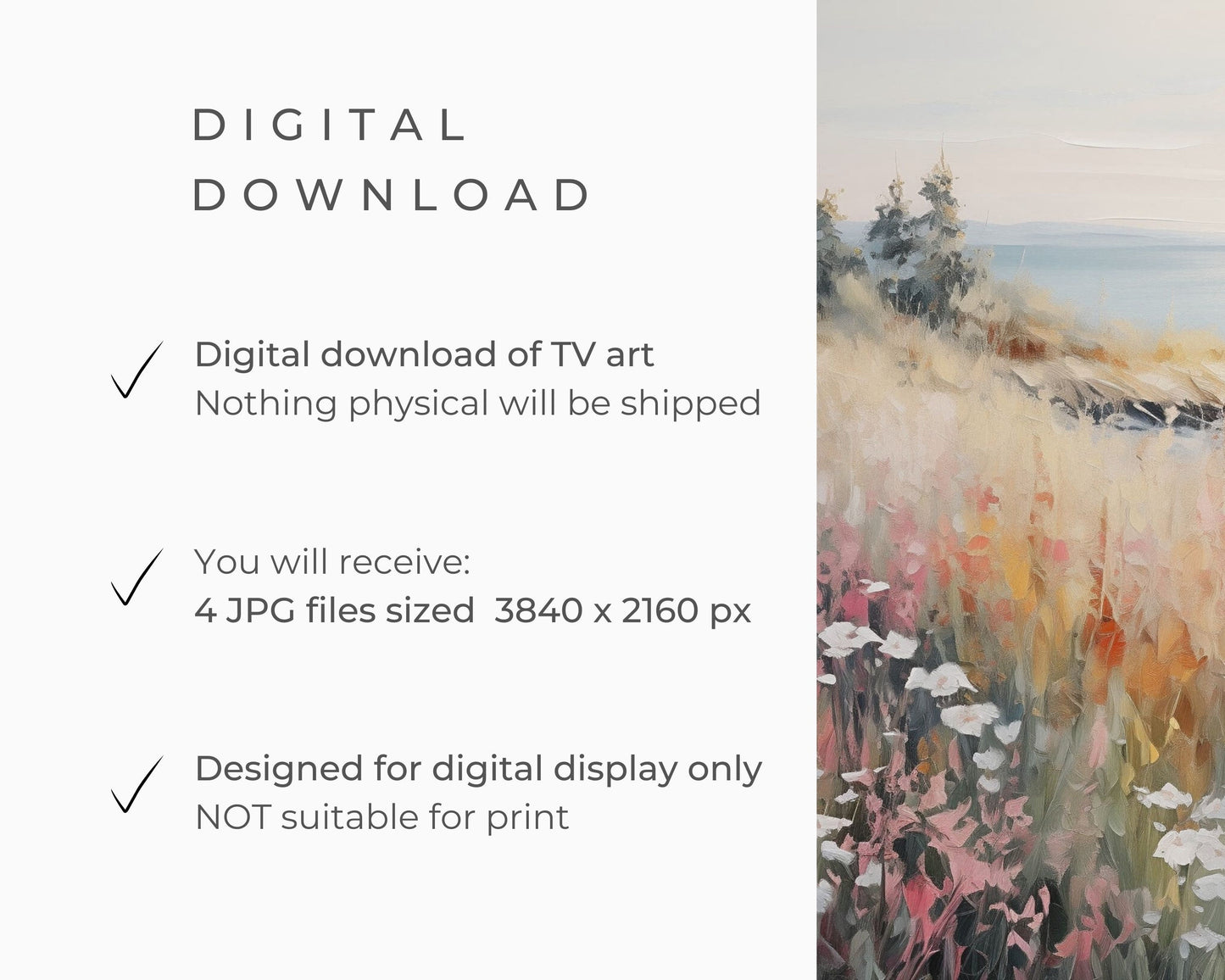 Summer Coastal Frame TV Art Bundle