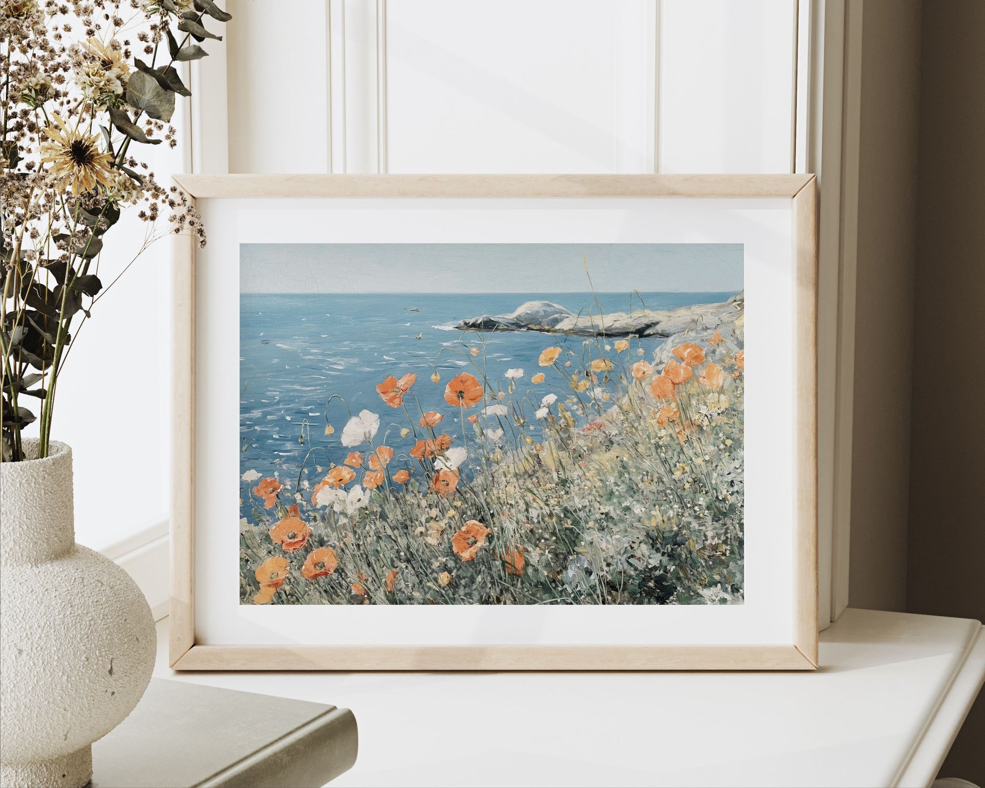 Coastal Poppies Printable Wall Art