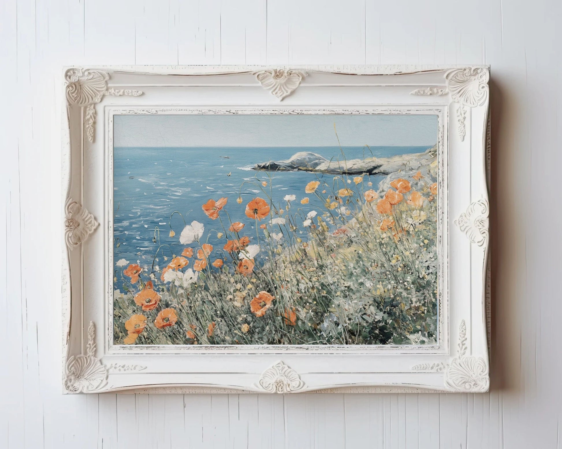Coastal Poppies Printable Wall Art