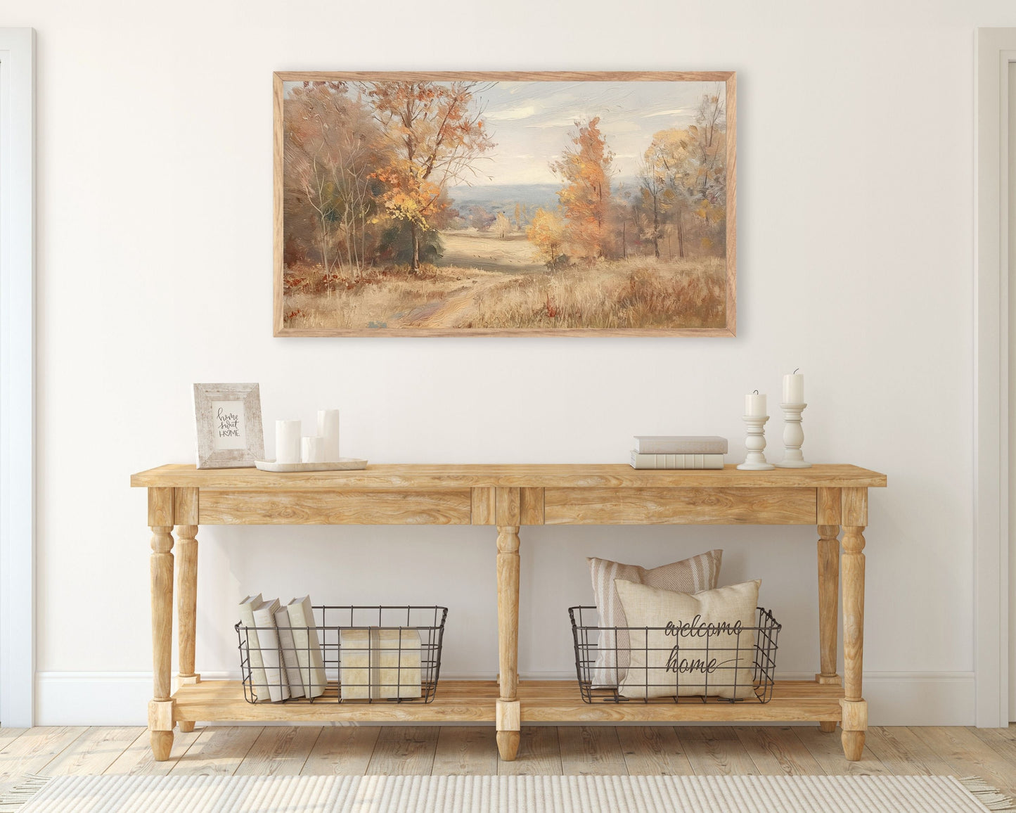 Fall Autumn Landscape Frame TV Art