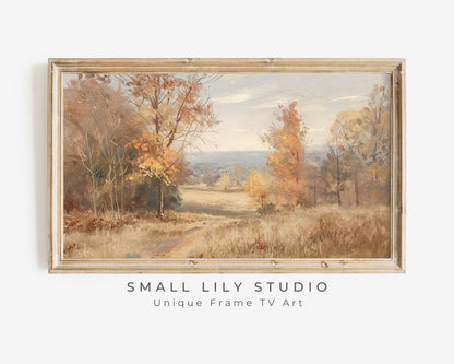 Fall Autumn Landscape Frame TV Art