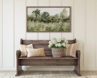 Green Grasses and Trees Frame TV Art