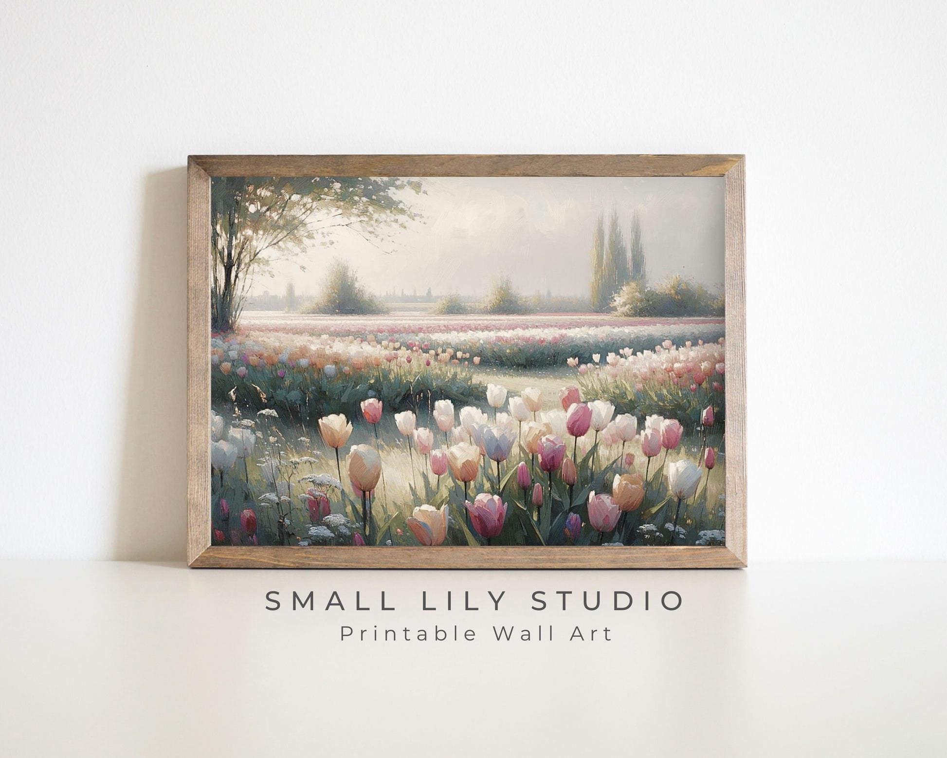 Tulip Landscape Printable Wall Art
