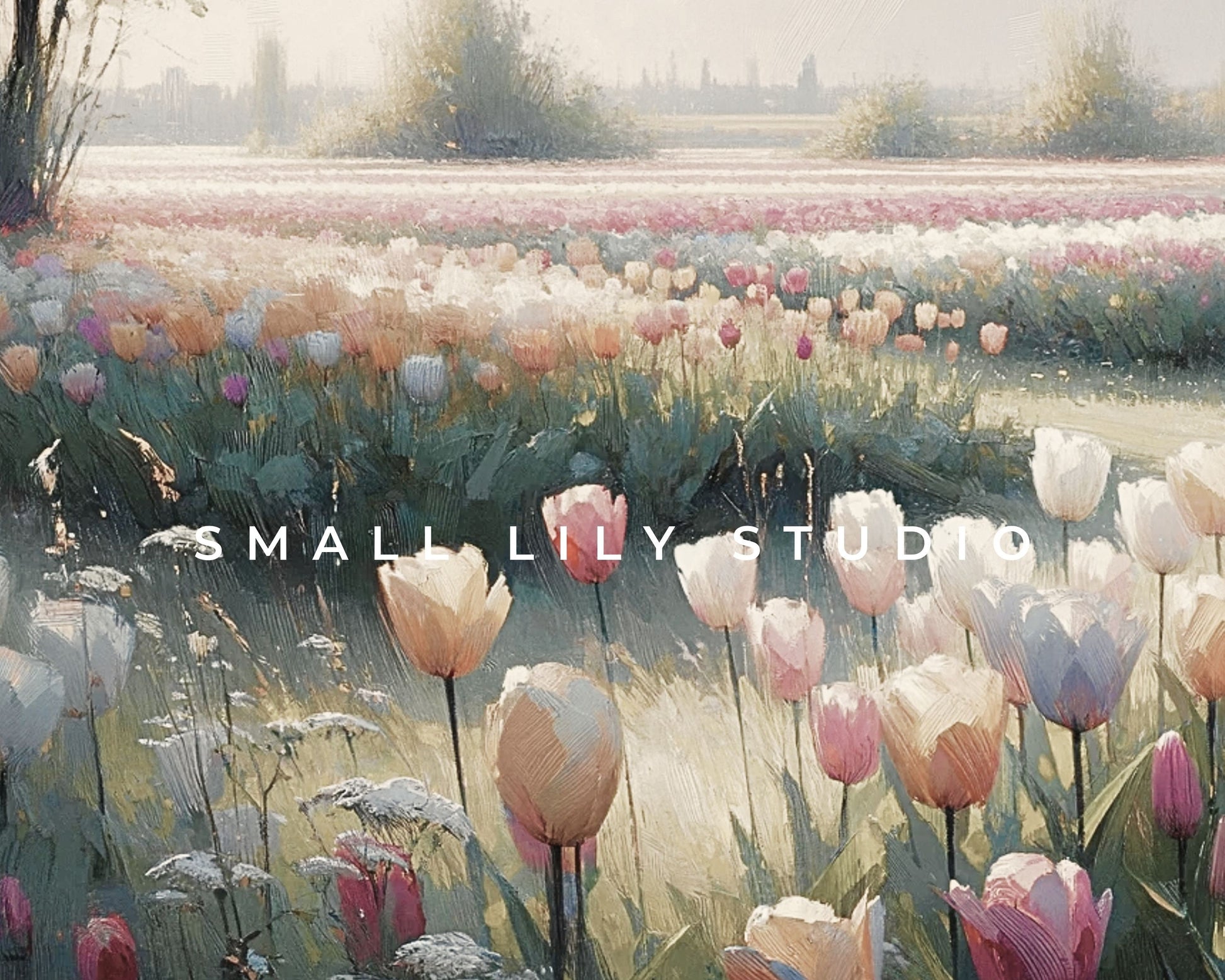 Tulip Landscape Printable Wall Art