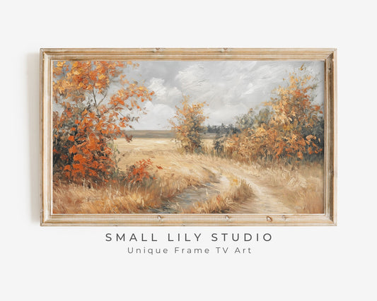 Fall Country Landscape Frame TV Art