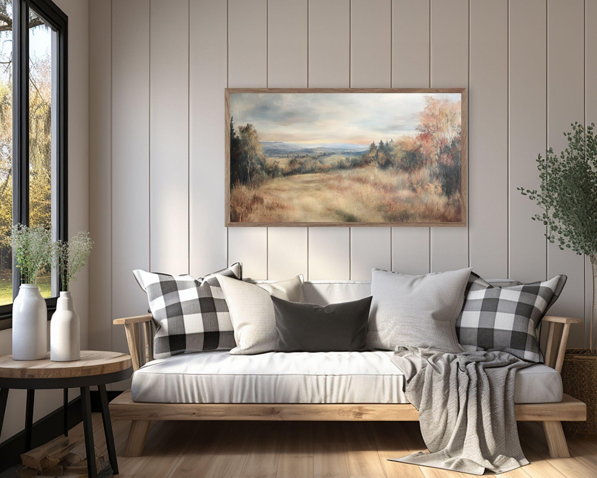 Fall Country Landscape Frame TV Art