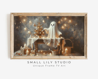 Ghost Decorating For Christmas Frame TV Art