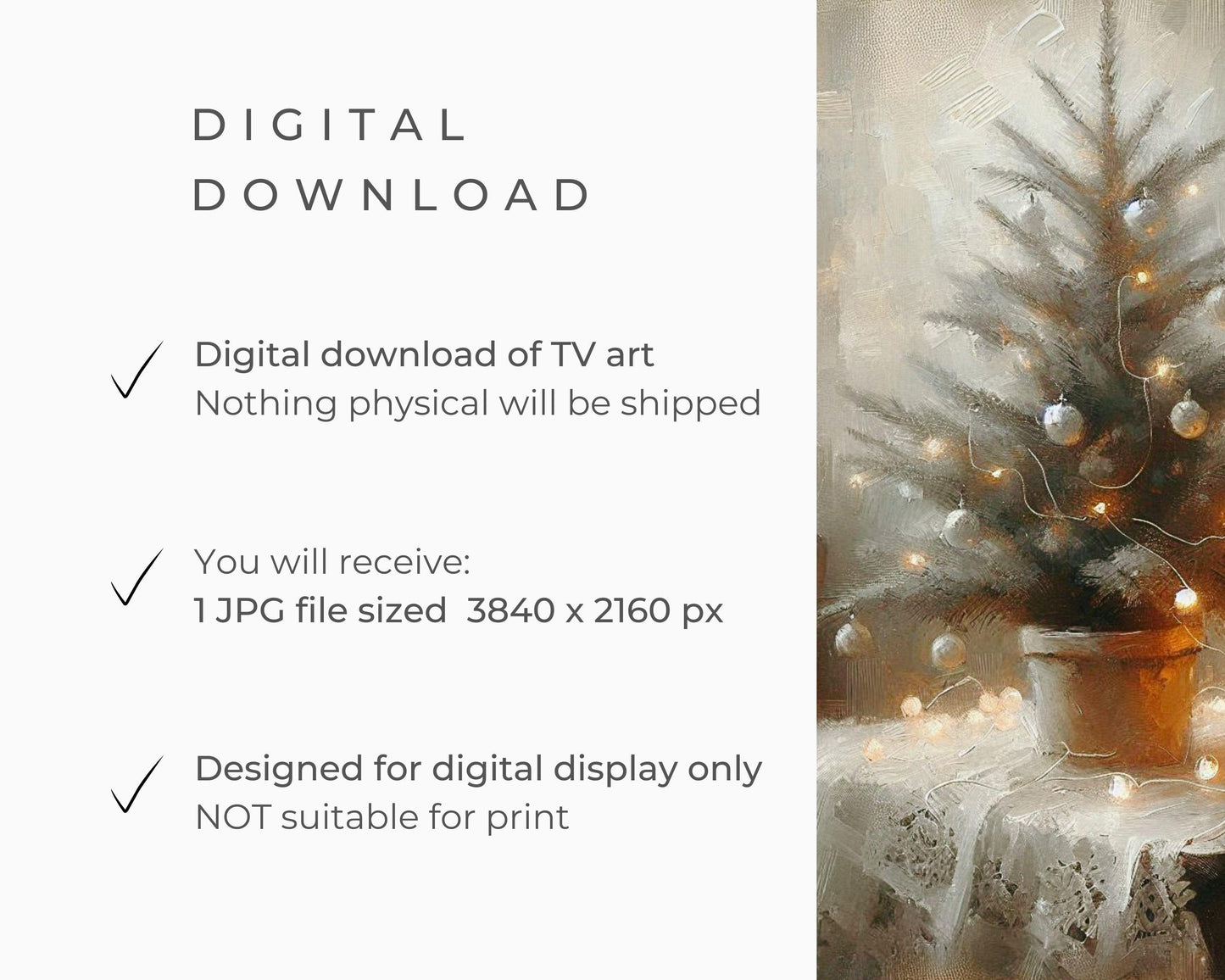 FRAME TV art Ghost in the Christmas Spirit, Cozy Xmas Halloween Samsung Frame tv art, Fun spooky smart TV screensaver farmhouse | TV499