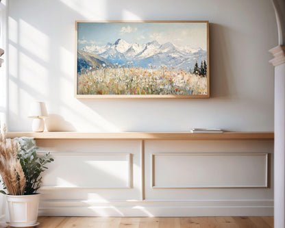 Winter Wildflowers Frame TV Art
