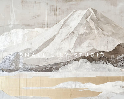 Mt Fuji and Gold Lake Frame TV Art