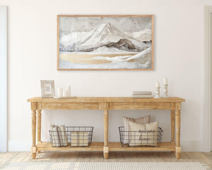 Mt Fuji and Gold Lake Frame TV Art