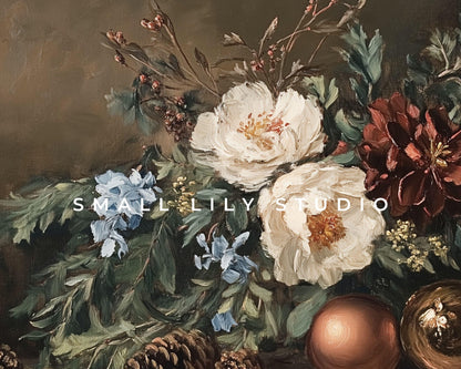 Moody Fall Florals Frame TV Art