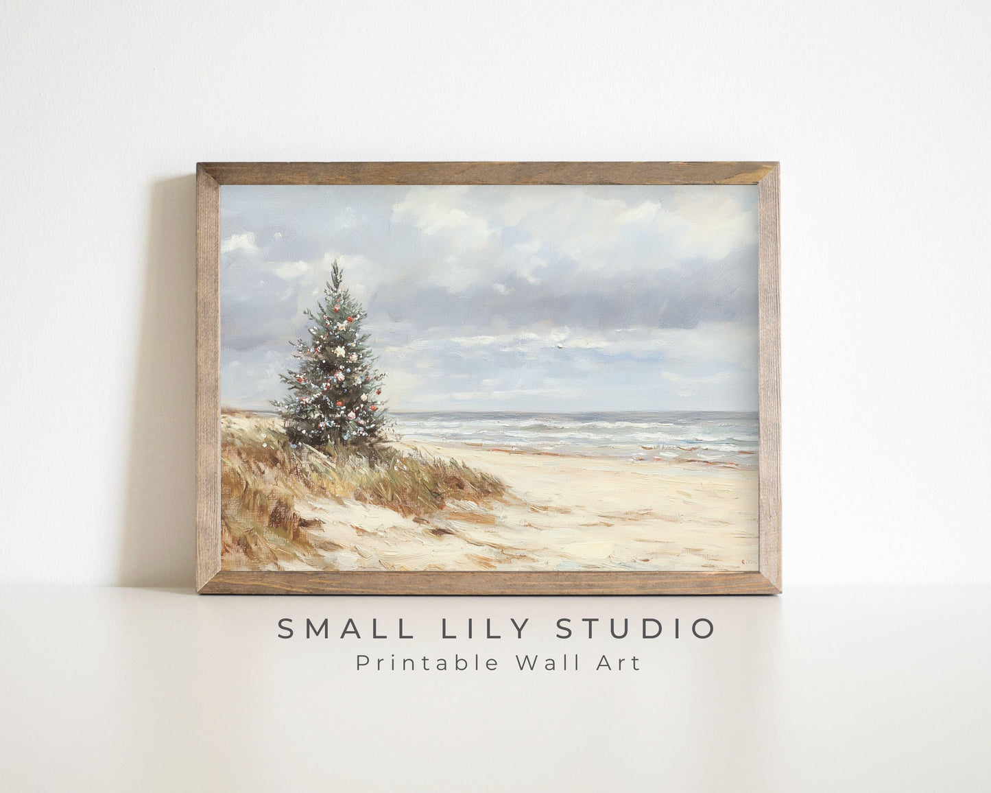 Coastal Christmas Printable Wall Art
