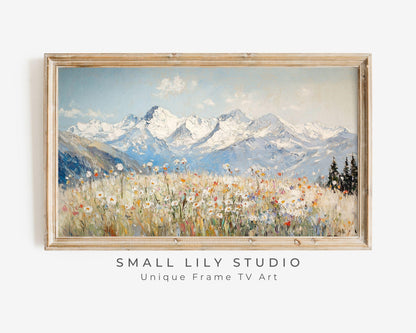 Winter Wildflowers Frame TV Art