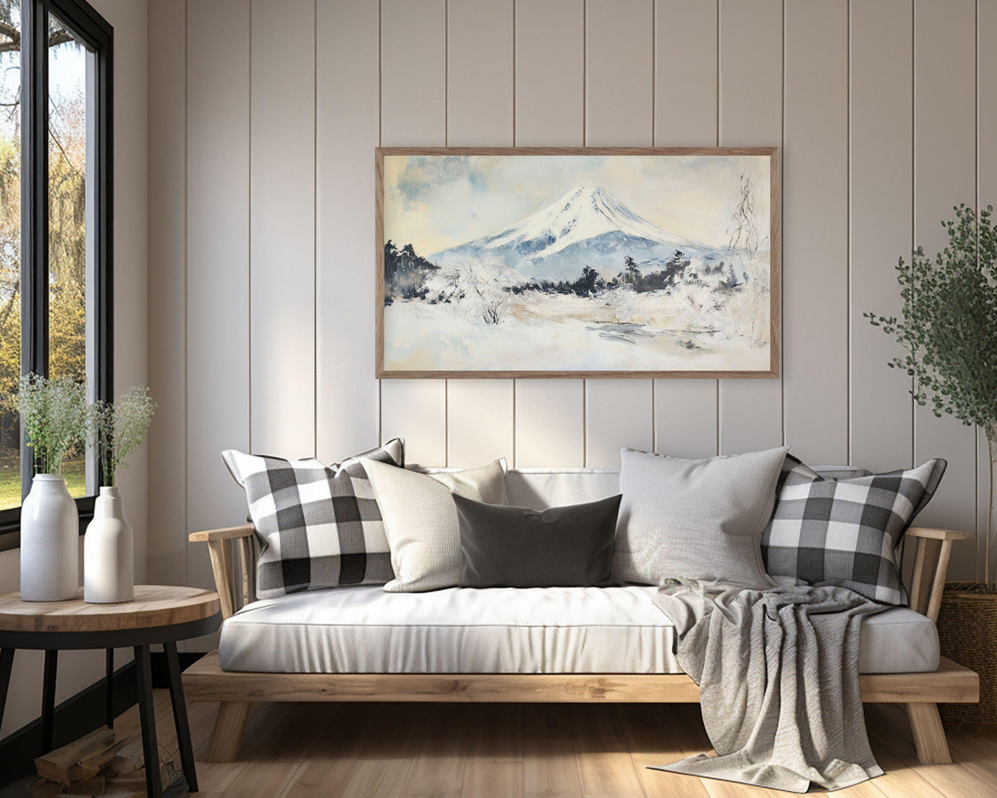 Mt Fuji in Winter Frame TV Art