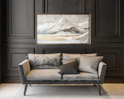 Mt Fuji and Gold Lake Frame TV Art