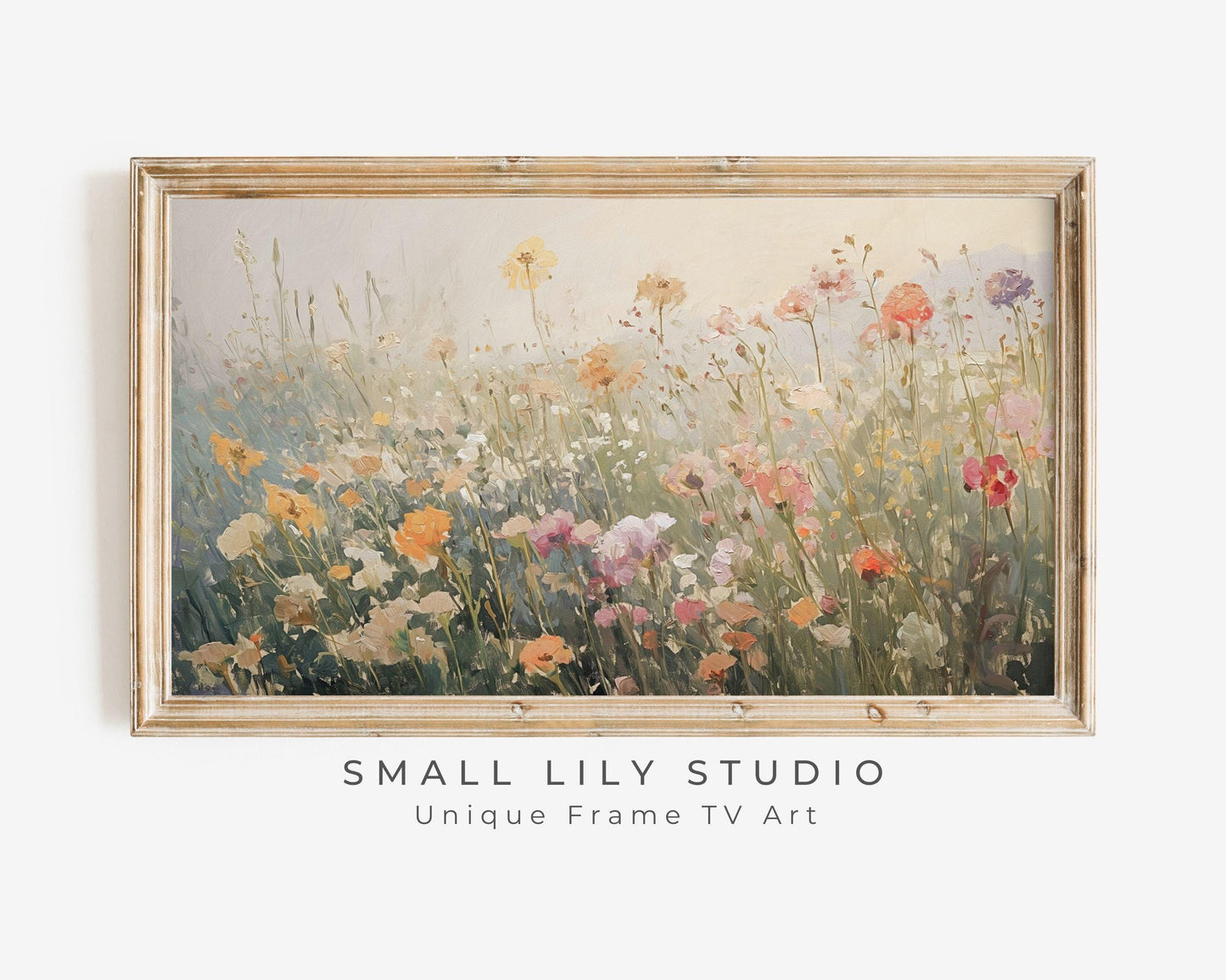 Summer Wildflower Field Frame TV Art
