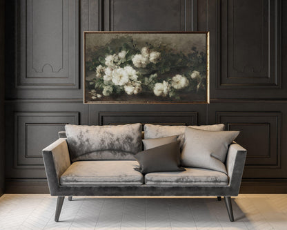 Dark Botanical Frame TV Art