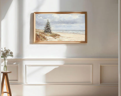 Coastal Christmas Frame TV Art Bundle