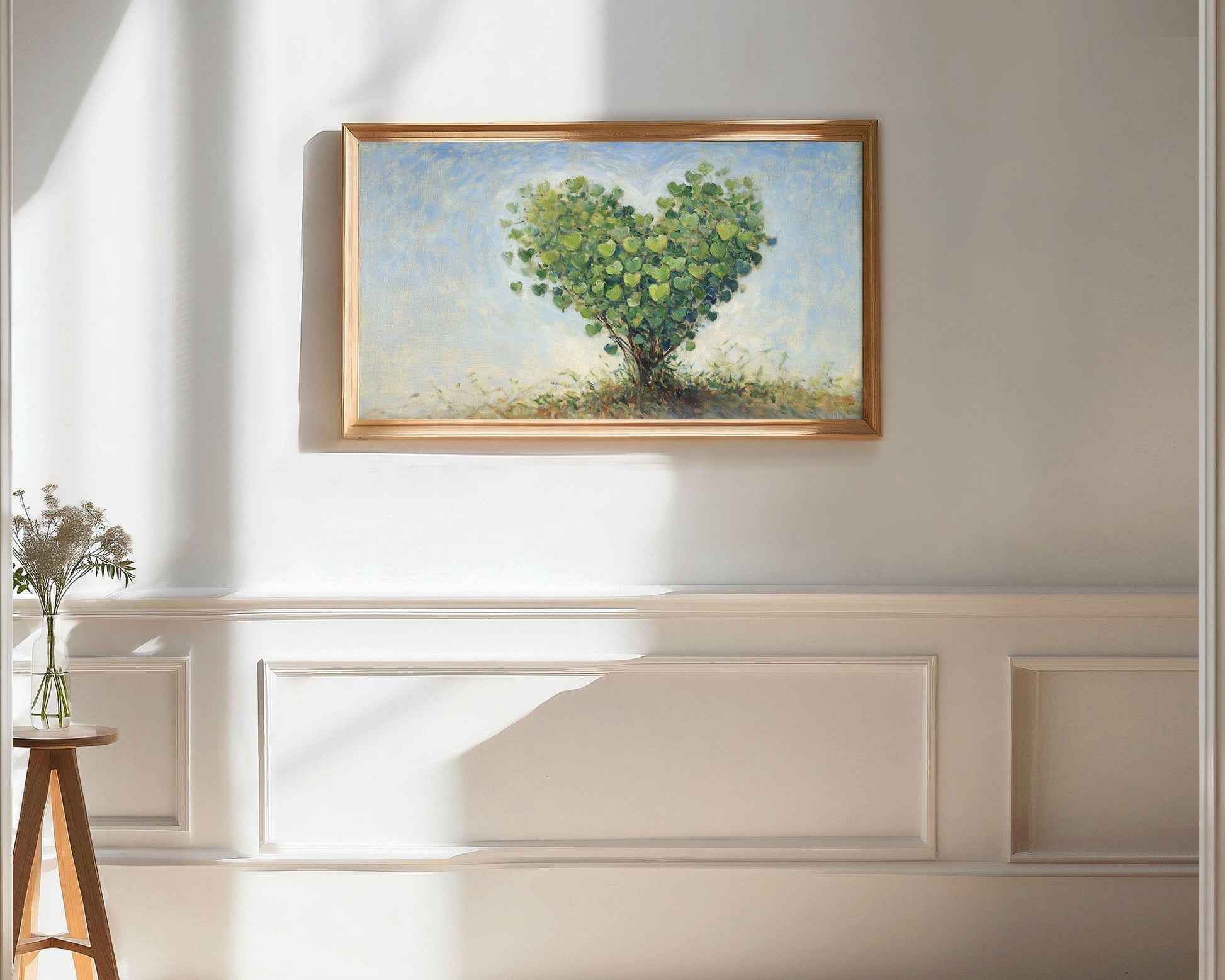 Heart Topiary Frame TV Art