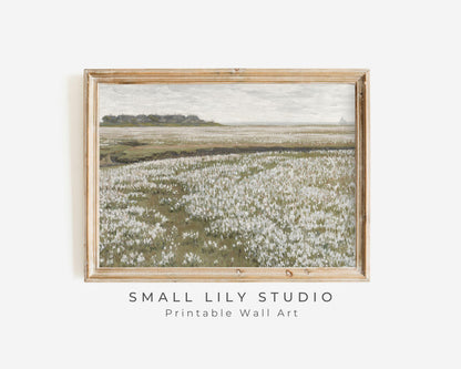 Vintage Spring Meadow Printable Wall Art