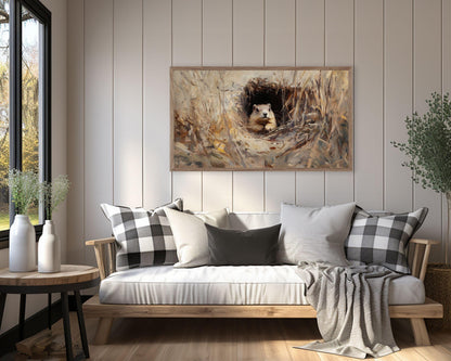 Groundhog Day Winter Frame TV Art