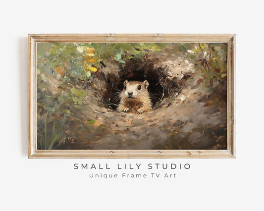 Groundhog Day Frame TV Art